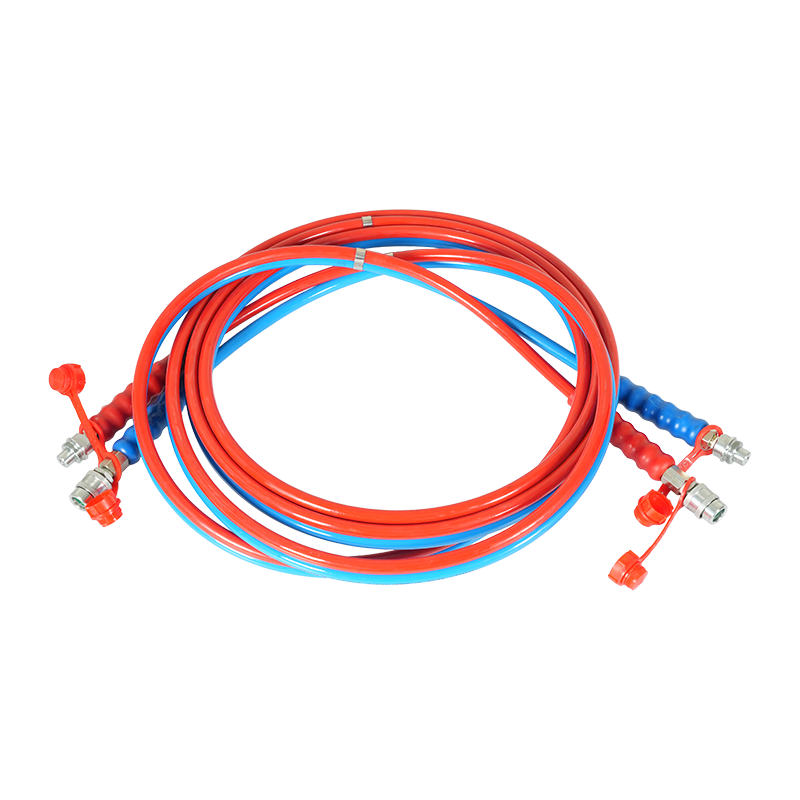 Twin hydraulic hose